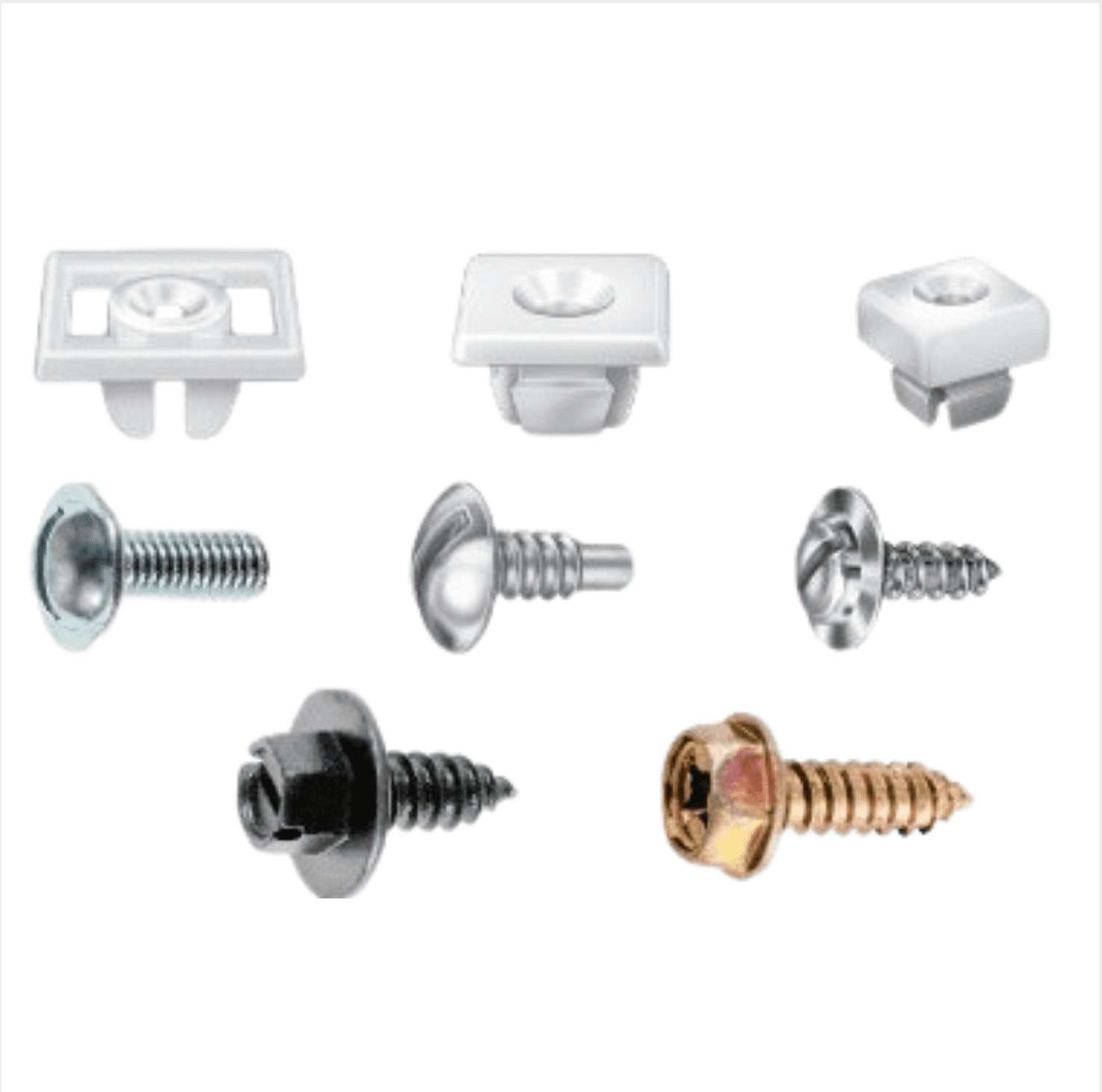 License Plate Fasteners